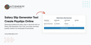 Salary Slip Generator Tool – Create Payslips Online