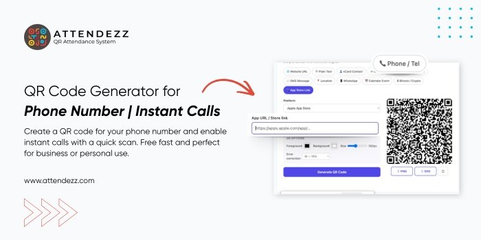 QR Code Generator for Phone Number | Instant Calls
