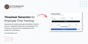Timesheet Generator for Employee Time Tracking
