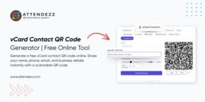 vCard Contact QR Code Generator