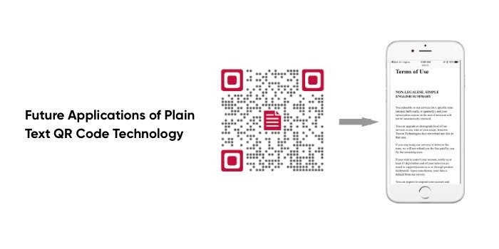 Future Applications of Plain Text QR Code Technology